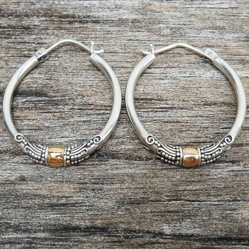 Pendientes Aro Vintage Tallado
