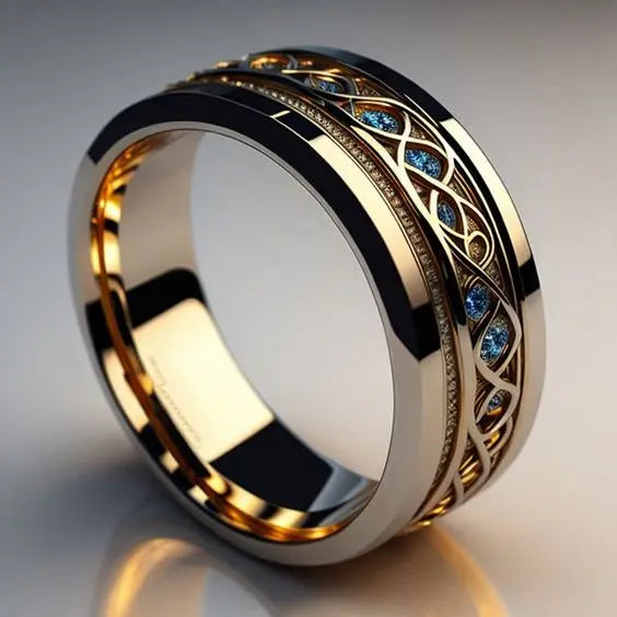 Anillo Infinito Bicolor