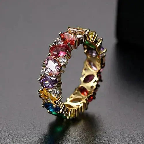 Anillo Multicolor Brillante