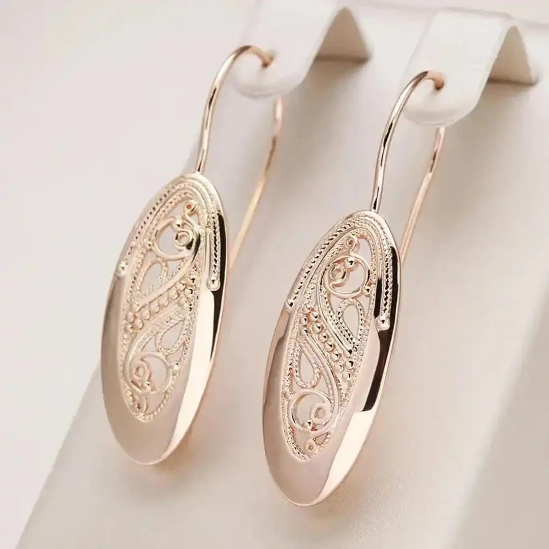 Pendientes Colgantes Resplandor Dorado