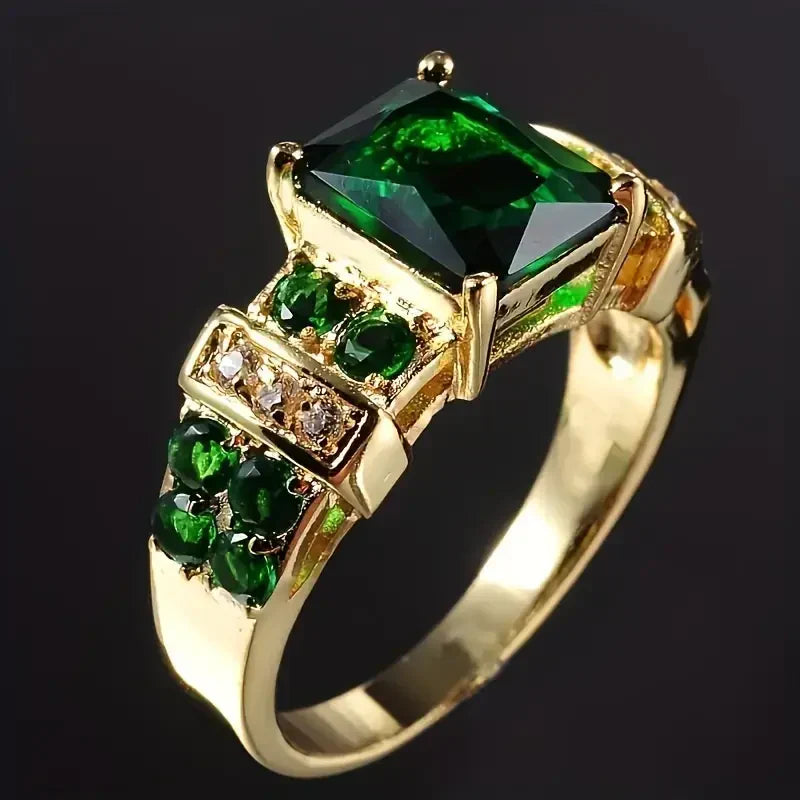 Anillo Esmeralda Exquisito