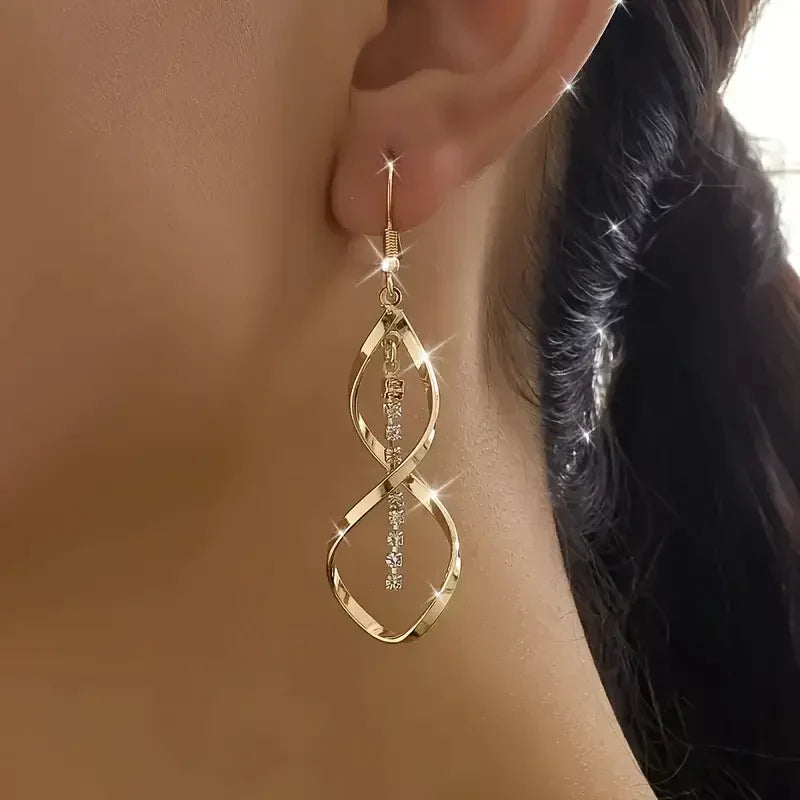 Pendientes Espiral Rayo de Sol