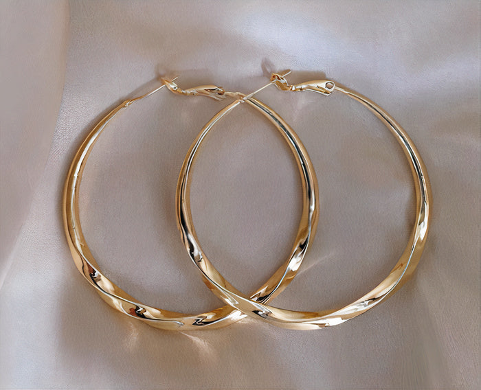 Aros Oro Rosa Vintage