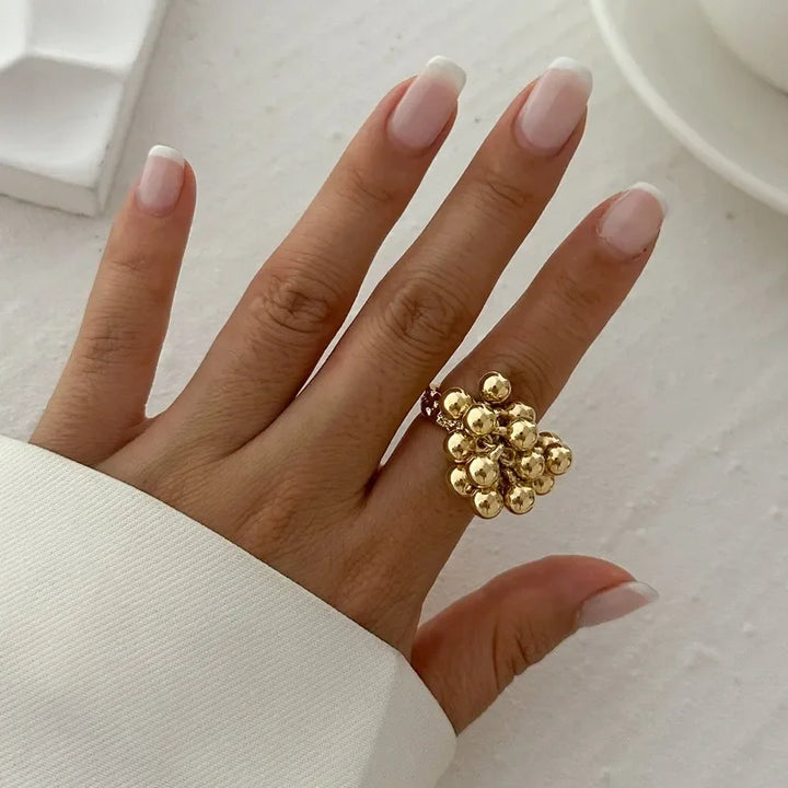 Anillo Boho con Perlas incrustadas
