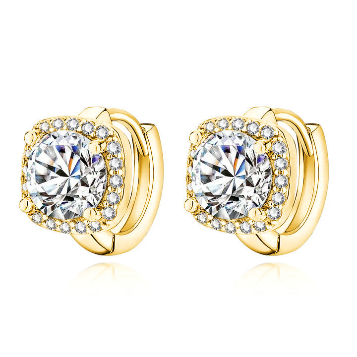Pendientes Cuadrados Brillantes
