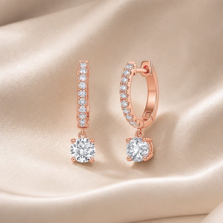 Pendientes Redondos Brillantes