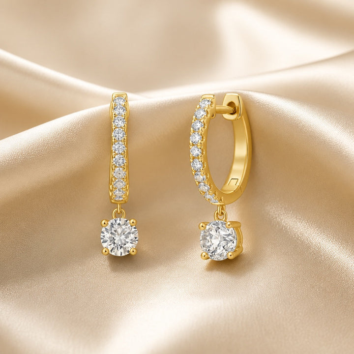 Pendientes Redondos Brillantes