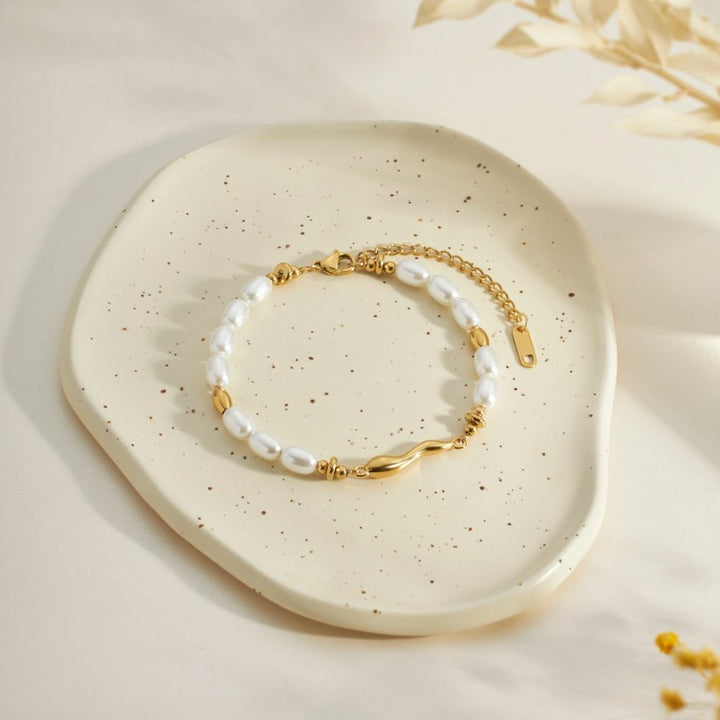 Pulsera de perlas de agua dulce