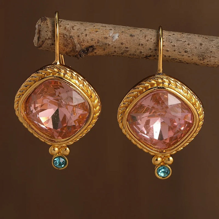 Pendientes Rosa Vintage