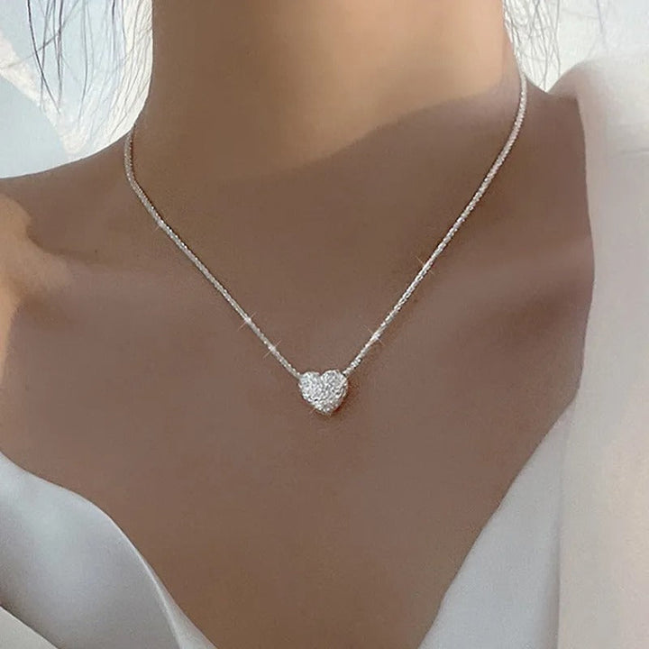 Collar Corazón Grabado