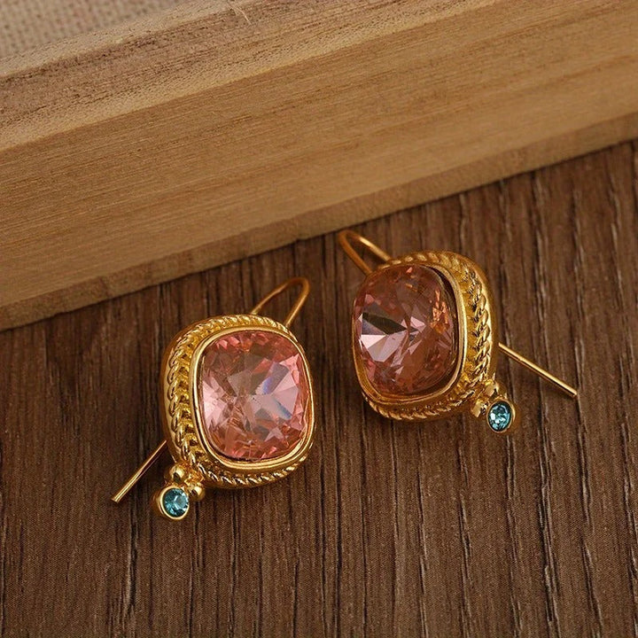 Pendientes Rosa Vintage
