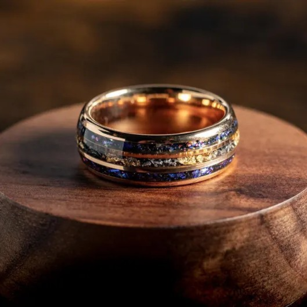 Anillo Galaxia Cobrizo