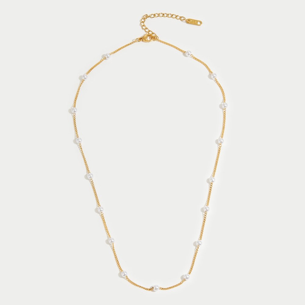 Collar de Perlas de Oro Sin Tiempo