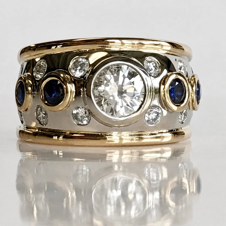 Anillo Vintage Incrustado con Circonita