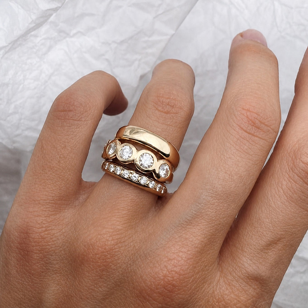 Anillo Llamativo de Oro