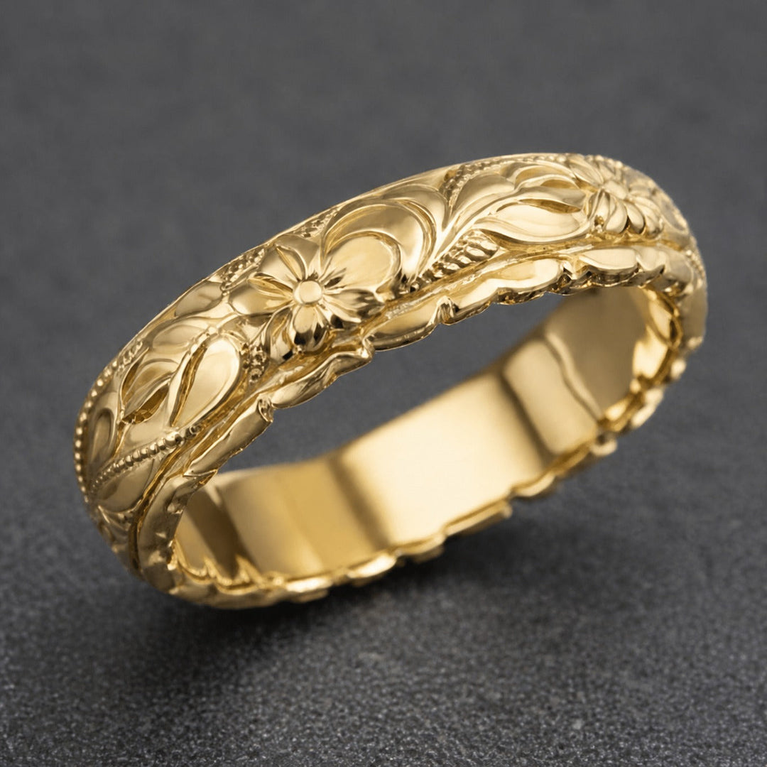 Anillo con Infinito de Oro