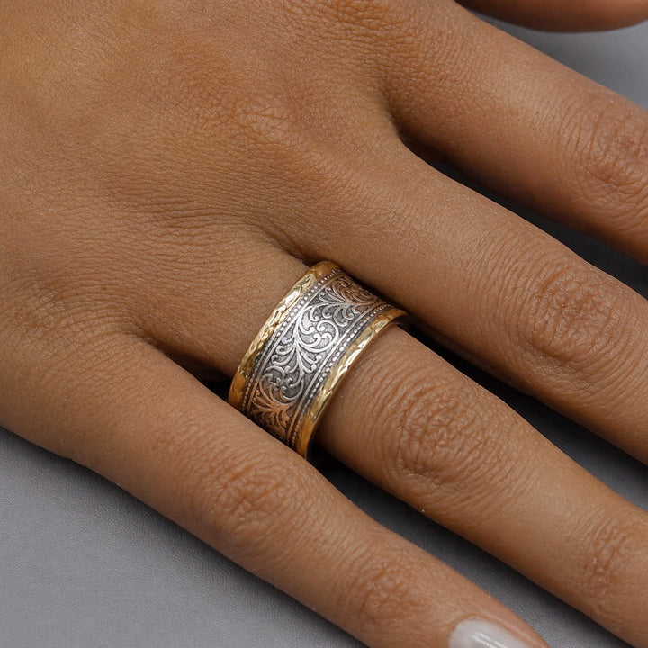 Anillo Bicolor Corona