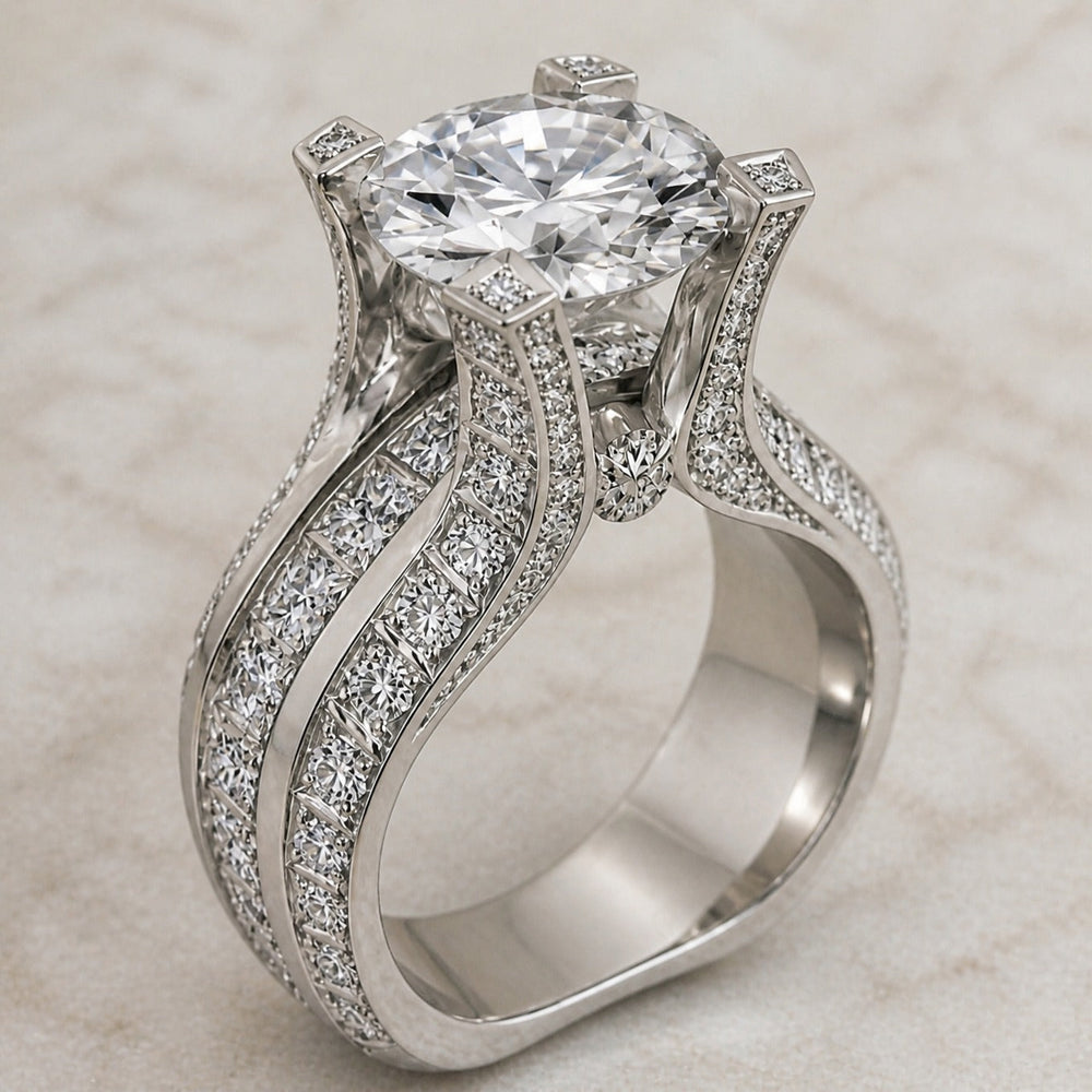 Anillo Llamativo con Cristal