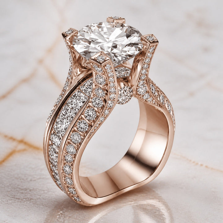 Anillo Llamativo con Cristal