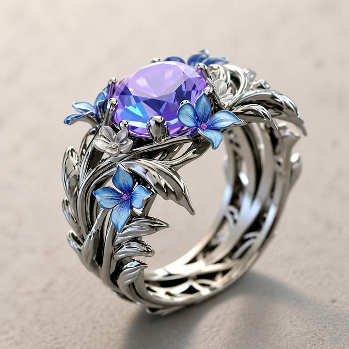 Anillo con Flor