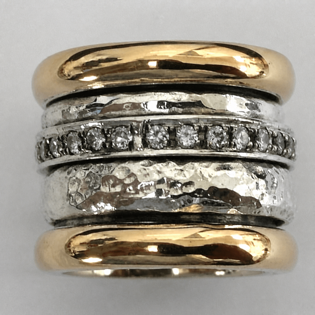 Anillo Llamativo Bicolor