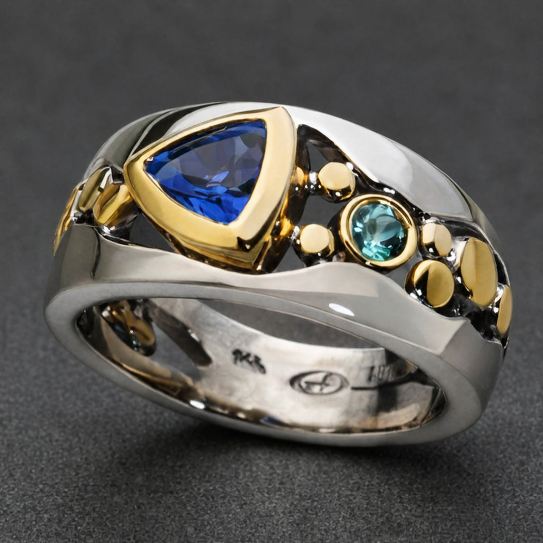 Anillo con Zafiro