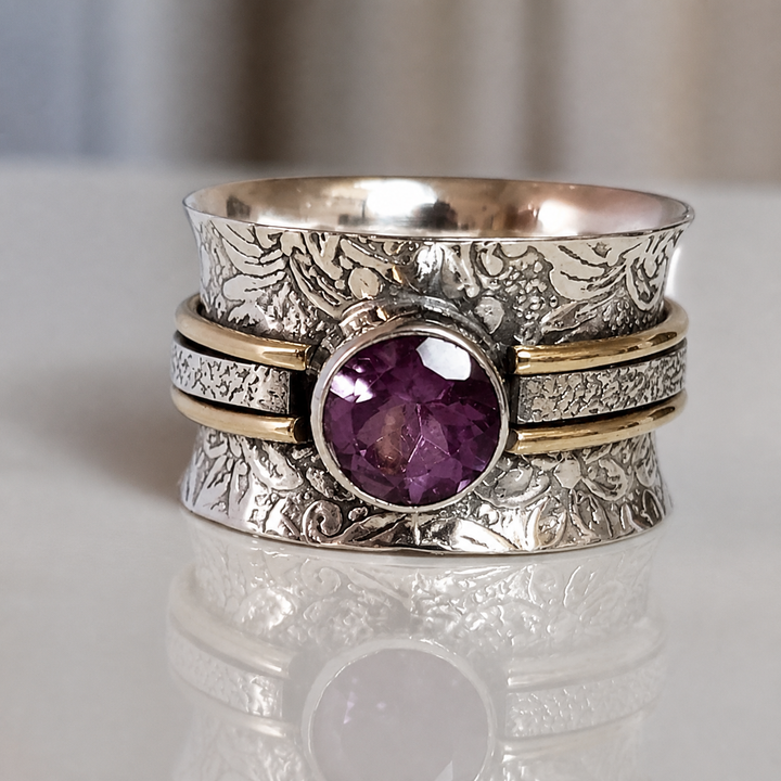 Anillo Boho con Cristal