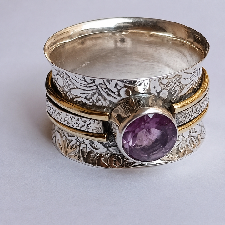 Anillo Boho con Cristal