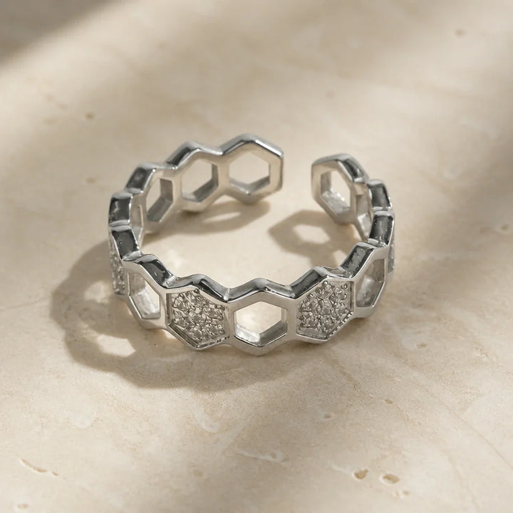 Anillo Ajustable Cadena Verona