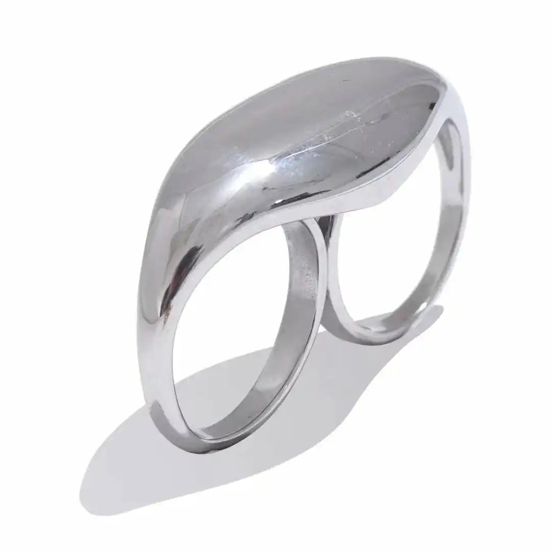 Anillo Doble Dorado Atemporal