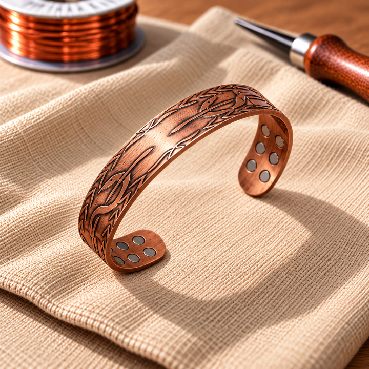 Pulsera de Cobre Fronda 2