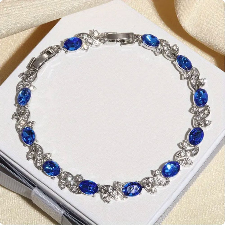 Pulsera Ajustable Piedras Azules