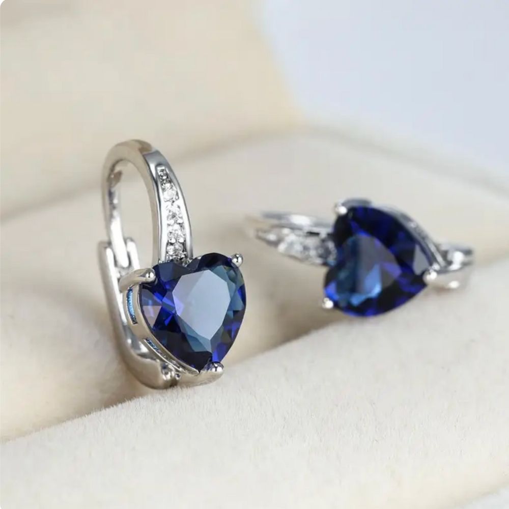 Pendientes Piedra Azul