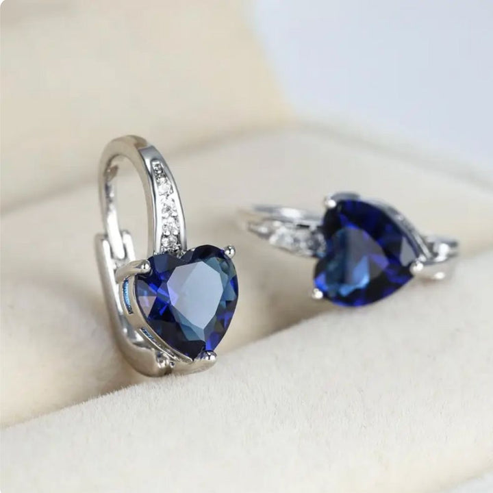 Pendientes Piedra Azul