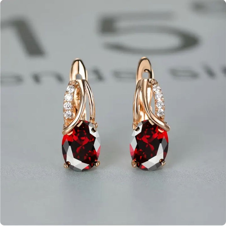 Pendientes Rojo Pasión