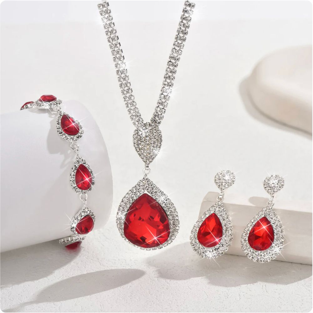 Conjunto Rojo Carmesí