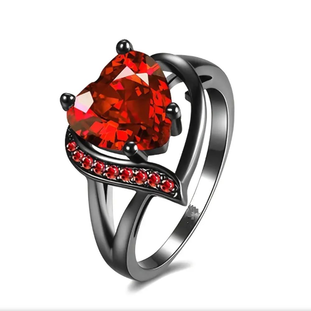 Anillo Rosa Roja