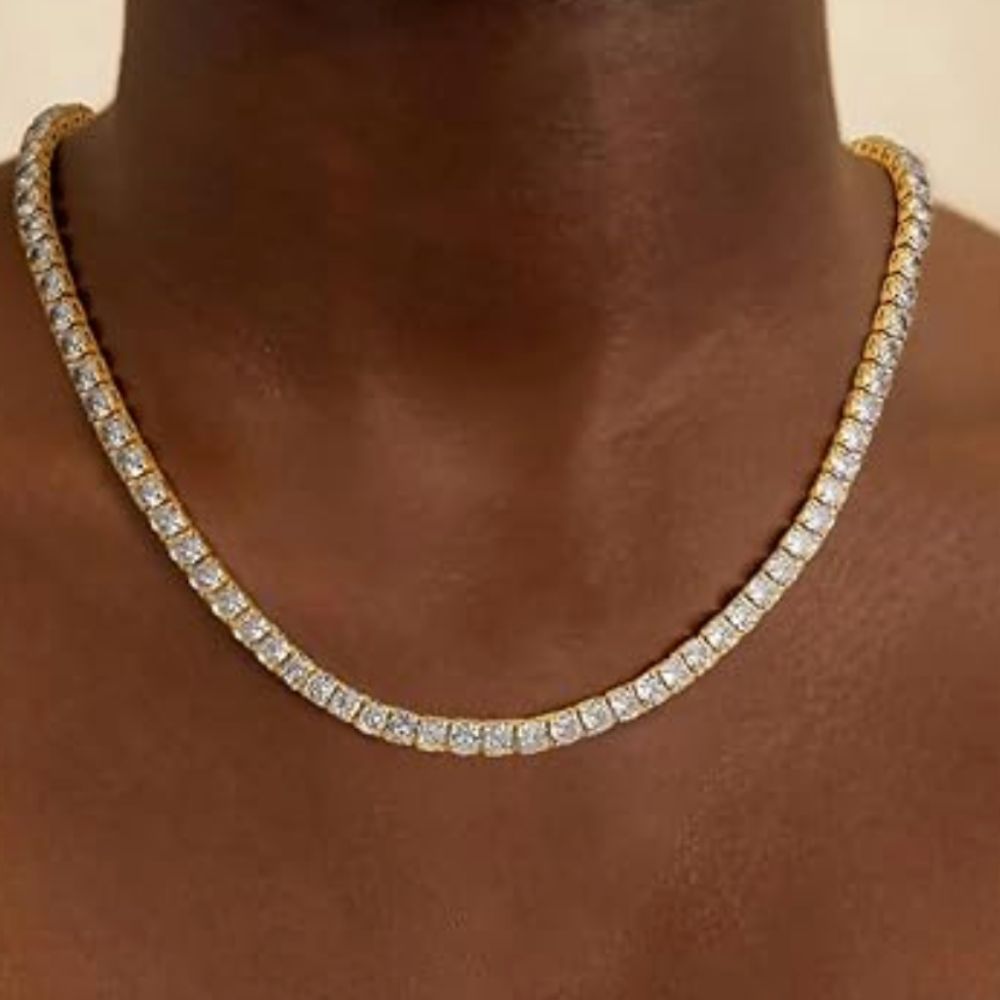 Collar Riviera Brillantes Dorado