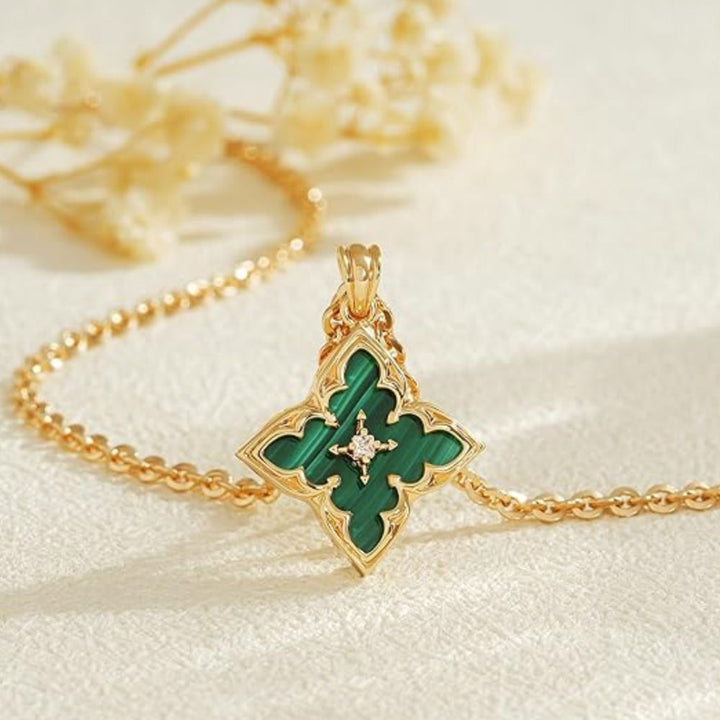 Collar de Esmeralda en Oro