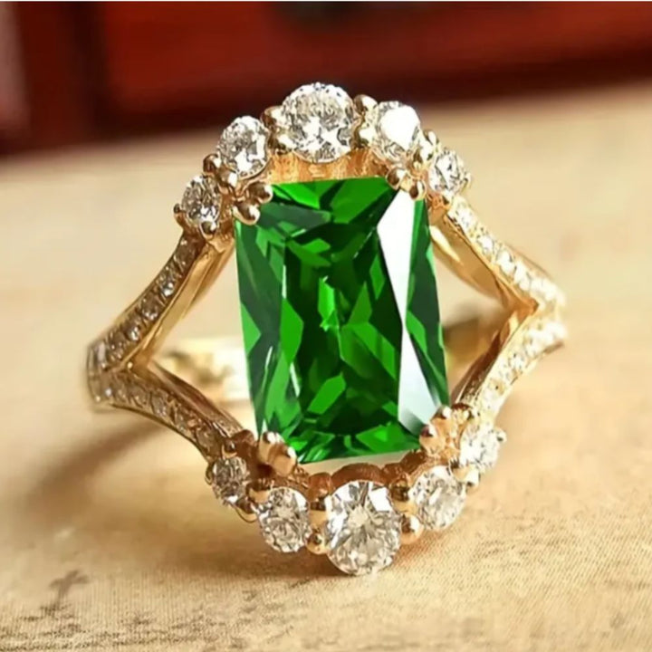 Anillo Vintage de Esmeralda
