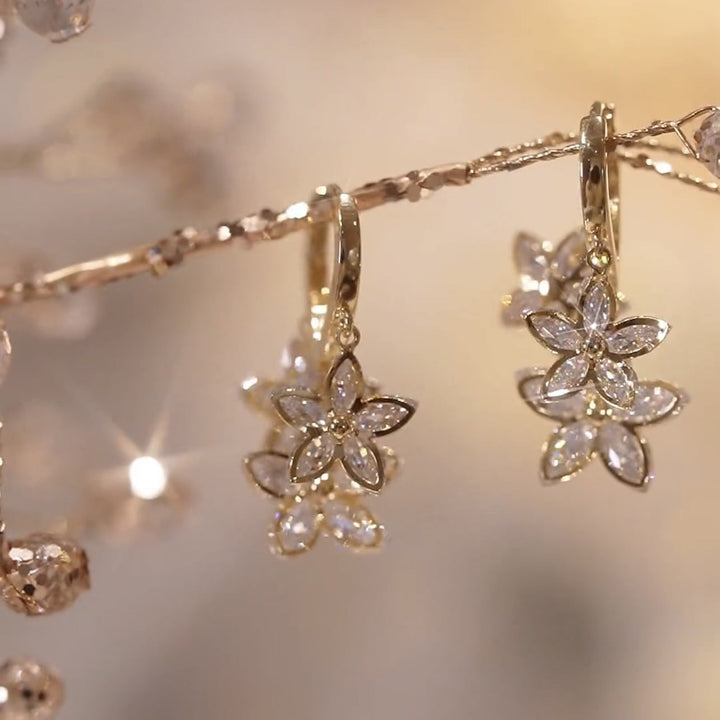 Pendientes creativos Estrella de Primavera