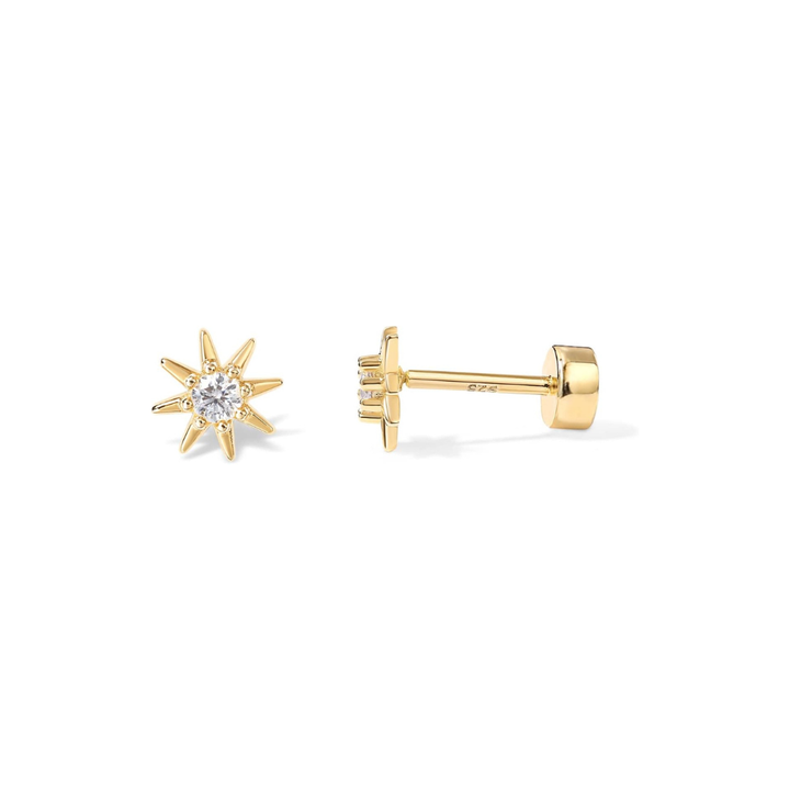 Pendientes Sol Dorados