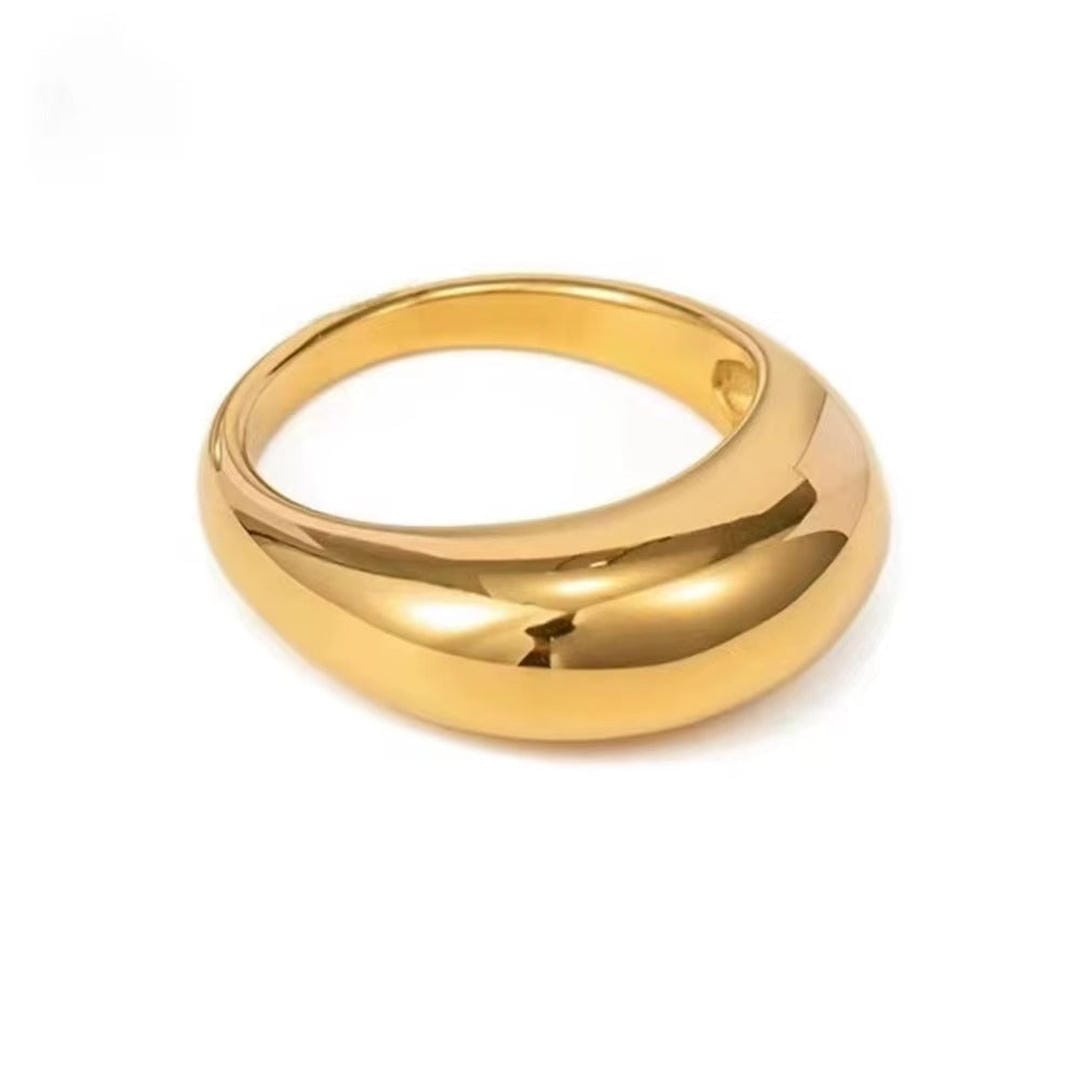 Anillo Arco Dorado Atemporal