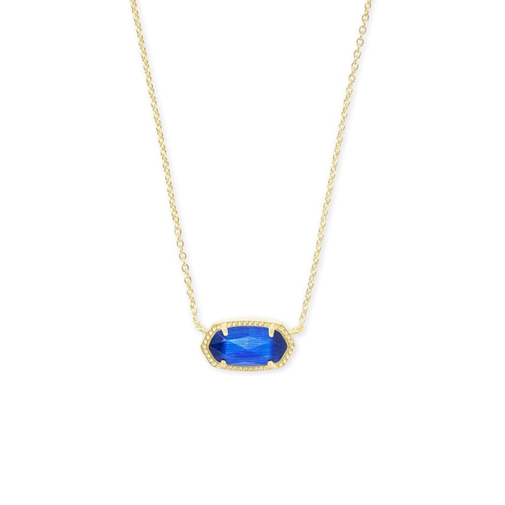 Collar oval clásico de zafiro Oro