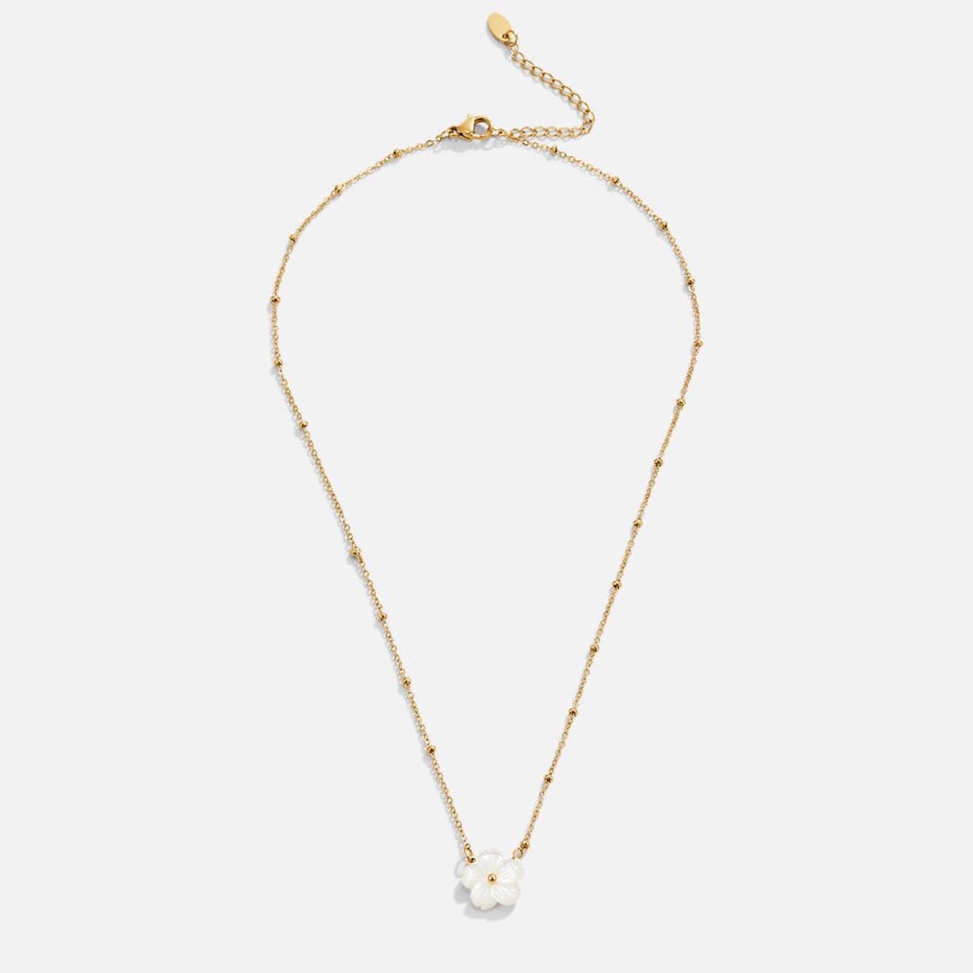 Collar Flor Colgante Grande