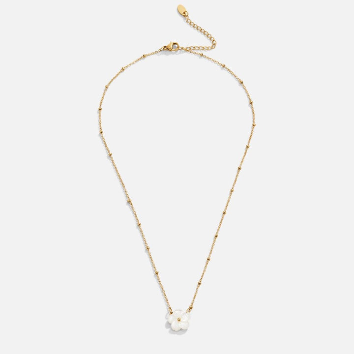 Collar Flor Colgante Grande
